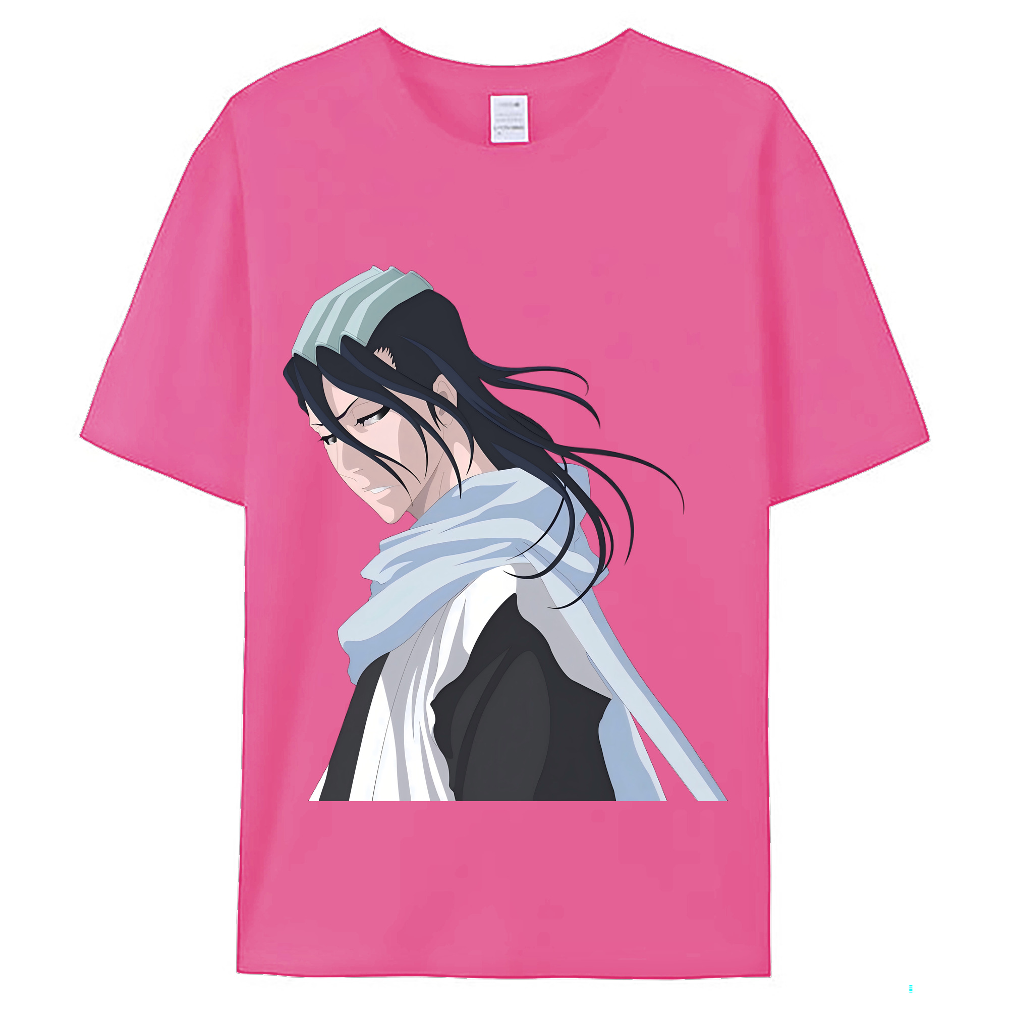 （画像用） ブリーチ くちき びゃくや BLEACH Kuchiki Byakuya レディースカジュアルプリントTシャツ（綿100％）